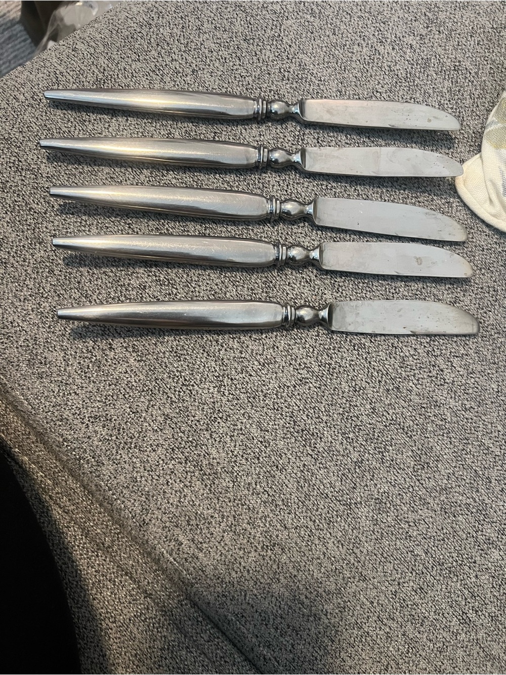 Saladmaster Ellise Dinner Knives Forged Stainless Japan Set of 5 Dinner Knives